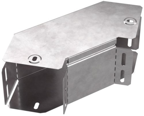 Угол для лотка горизонтальный с крышкой Промрукав Стандарт 90град. 100х100 фото Угол для лотка горизонтальный с крышкой Промрукав Стандарт 90град. 100х100 картинка